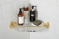 Etagere de douche d'angle sans perçage - Modern Aura SHOWERMATE