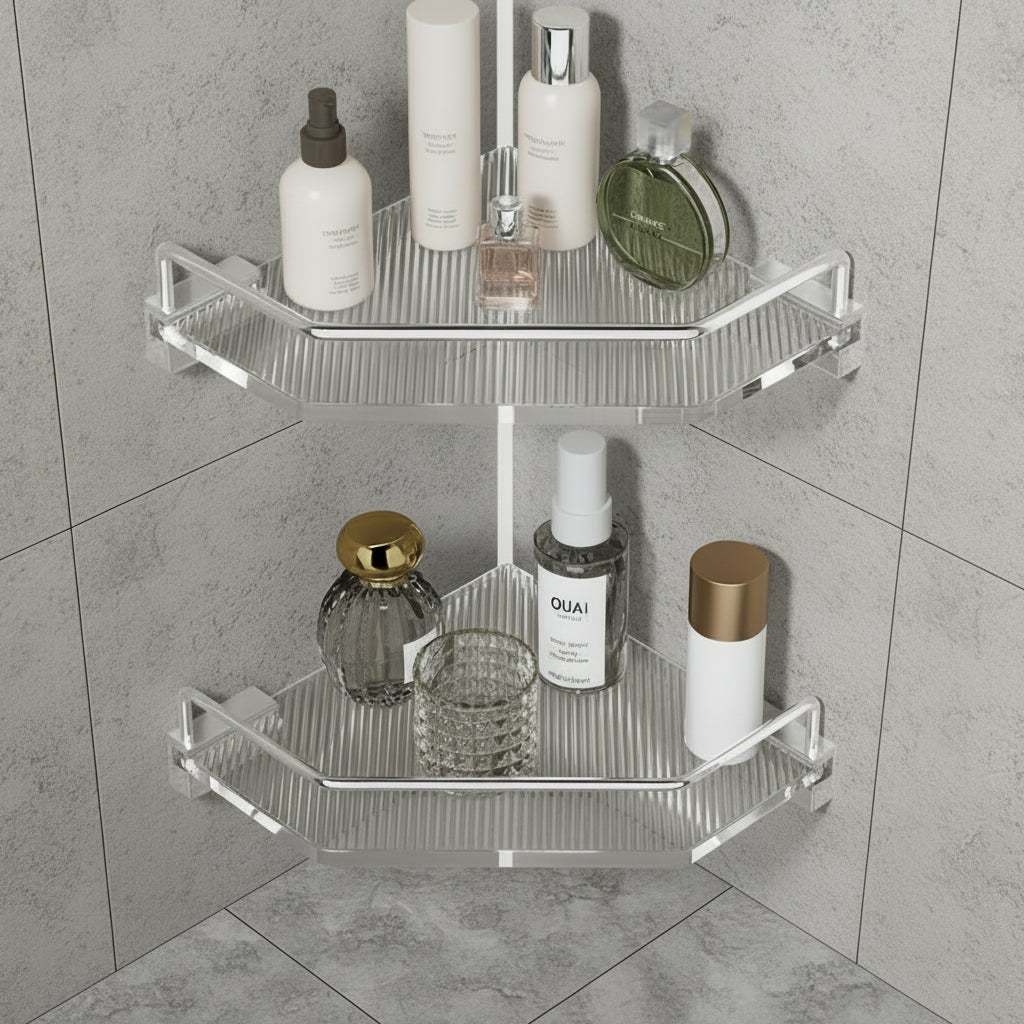 Etagere de douche d'angle sans perçage - Modern Aura SHOWERMATE