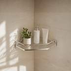 Etagère de douche d'angle sans perçage - Modern Aura