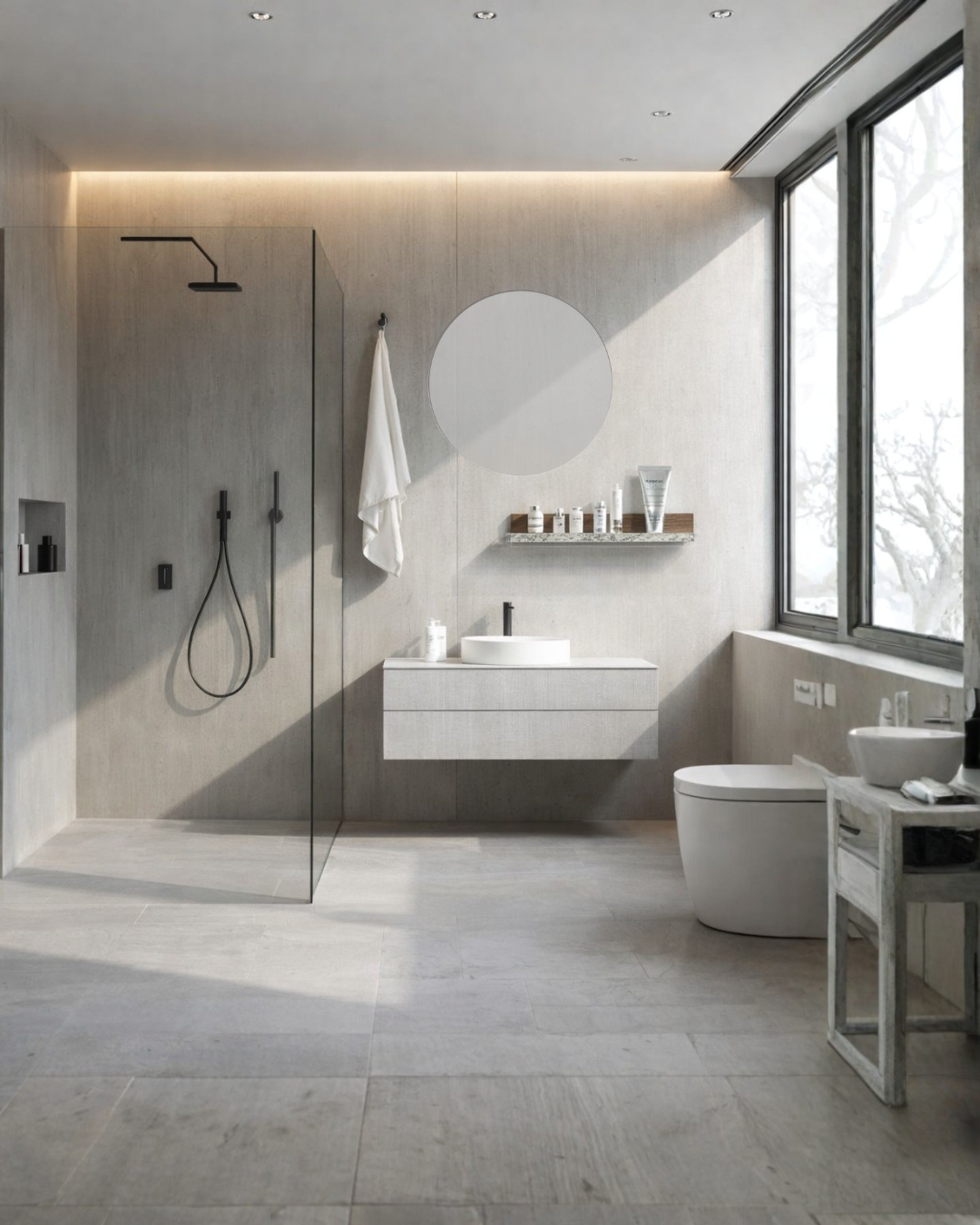 Etagère de douche sans perçage - Pure Essence