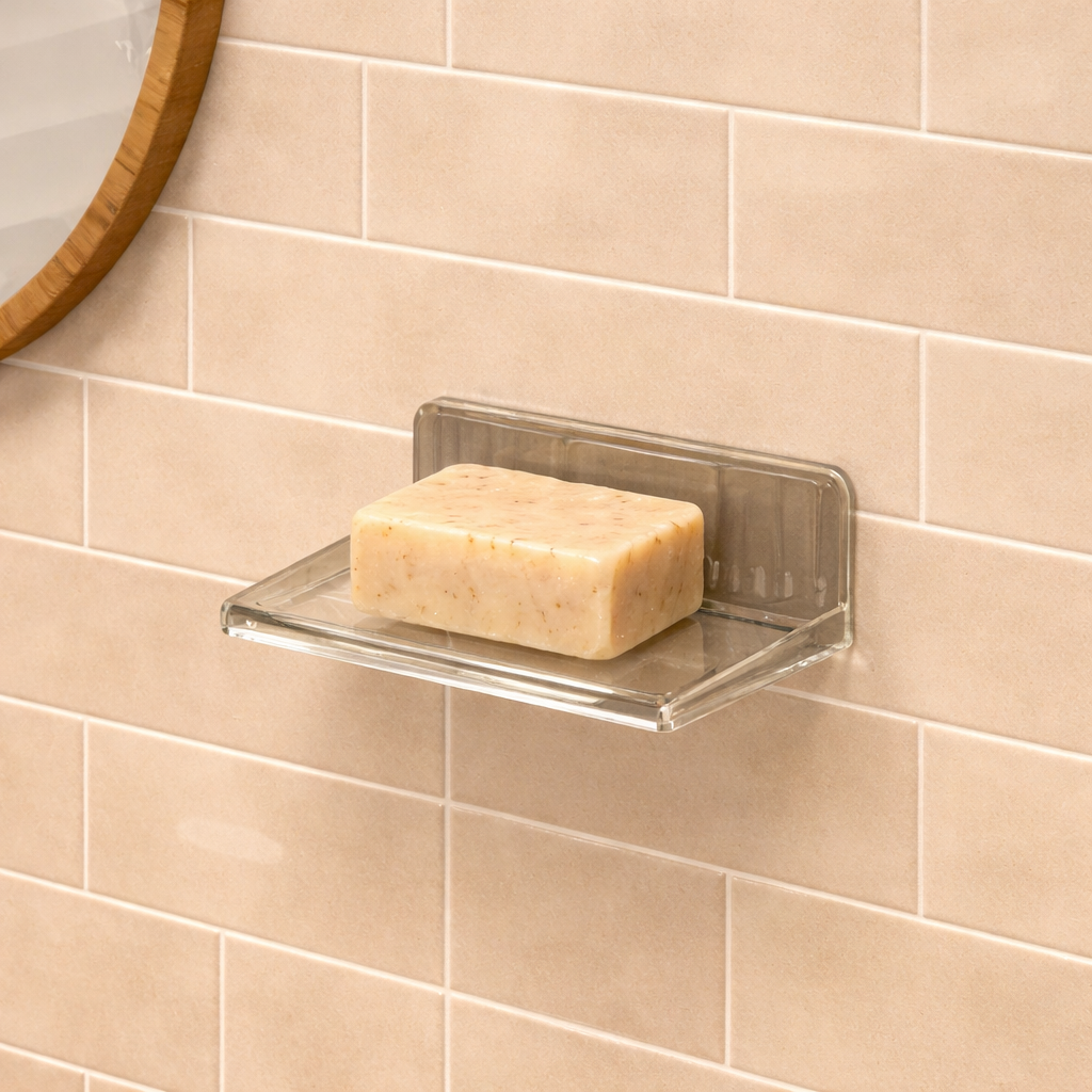Etagere de douche sans perçage - Crystal Flow - SHOWERMATE