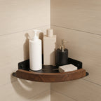 Etagere de douche d'angle sans perçage - Terra Noire - SHOWERMATE