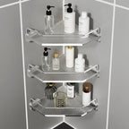 Etagere de douche d'angle sans perçage - Modern Aura SHOWERMATE
