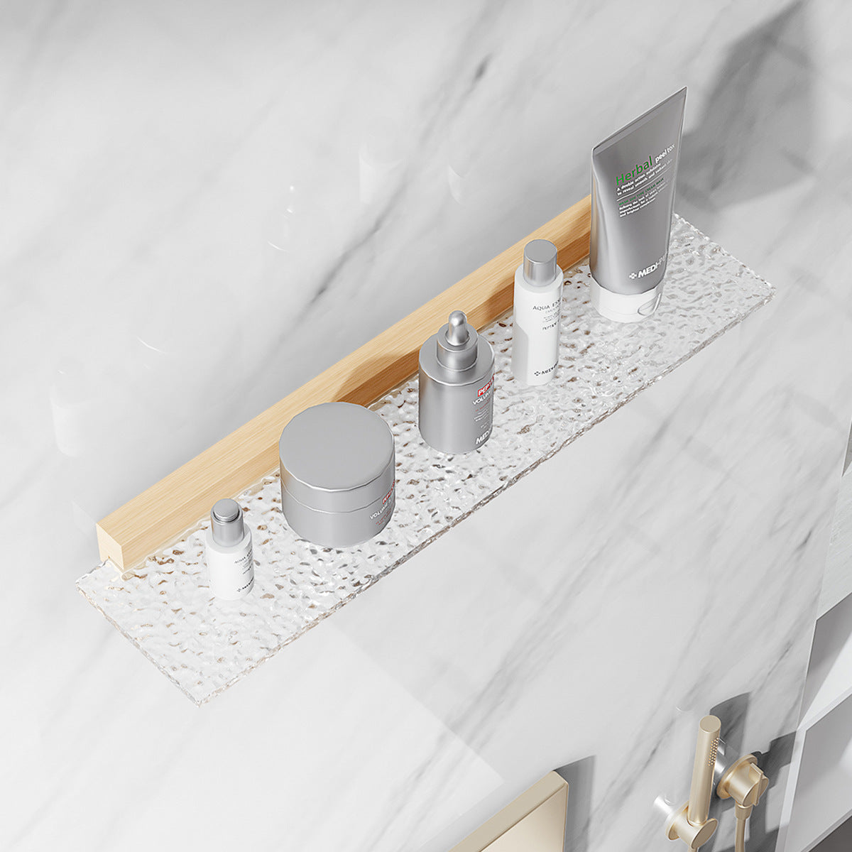 Etagere de douche sans perçage - Pure Essence SHOWERMATE